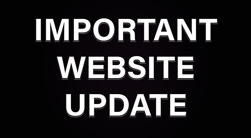 website update