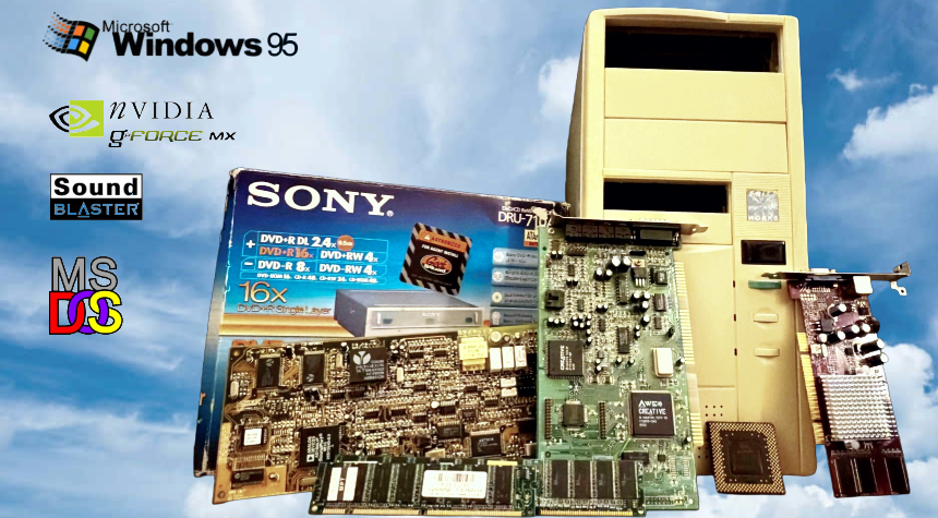 DOS Windows 95 Gaming PC